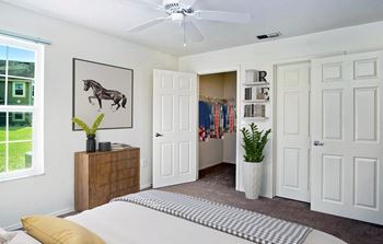Large Bedrooms with Over-Sized Closet Space